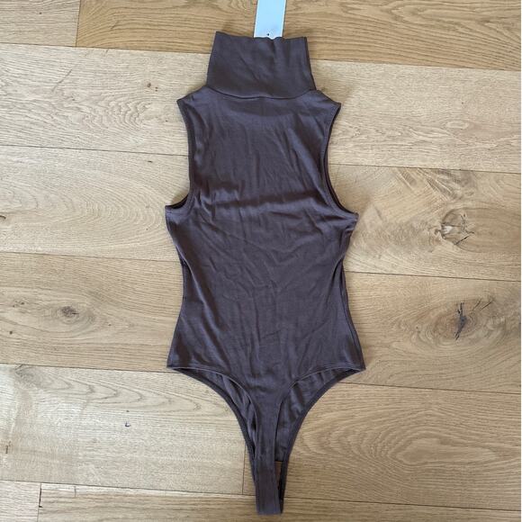 Lovers + Friends - Ellen High Neck Thong Bodysuit in Brown - Picture 4 of 4